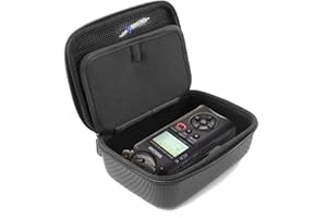 CASEMATIX Portable Recorder Carry Case Fits TASCAM DR-40X Studio Recorder and DR40 Small Accessories