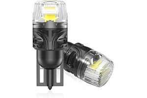 XELORD W5W T10 LED Lampadine,Luce Bianca Brillante 6500K, Per Auto Luce Interiore Posizine e Targa e Parcheggio Lampadine Tettuccio Lampadine di Ricambio(2 Pcs)