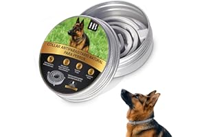 Home Blade Collar Antiparasitario Perros Natural – Protección Continua 8 Meses – Resistente al Agua y Ajustable – Alternativa a Pipetas y Pastillas – Ideal para Actividades al Aire Libre