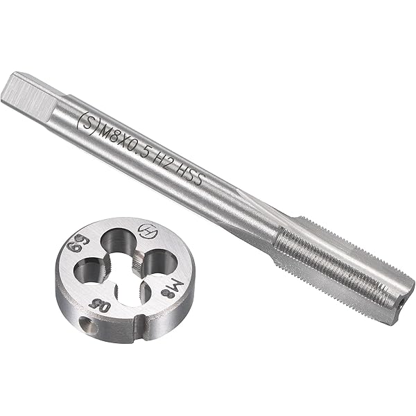 Plastic Pipe Threading Tool Uxcell 2pcs Tap And Die Set, Metric 1-20 ...