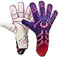 Renegade GK Apex Professional Strapless Football Goalkeeper Gloves (Sizes 6-12, Level 5.5) 4+5mm Outer Contact Grip | Evo2 Negative Cut Goalkeeper Gloves for Elite Play