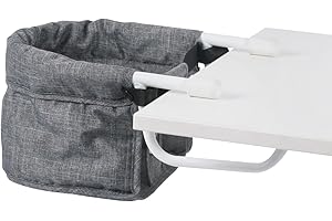 Bayer Chic 2000 735 76 Born - Seggiolino da Tavolo per Bambole, Colore: Grigio Jeans