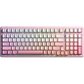 Aula F99 Mekanik RGB Dream Sakura Switch 3 Modlu Kablosuz Makrolu Hot Swap Klavye Gradyan Pembe