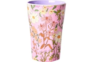 RICE Melamin großer Becher - Rosa - Daisy Dearest Print