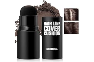 Boobeen Hairline Shadow Stick, Hair Root Concealer & Touch Up Powder With Sponge, Instant Cover Up For Thinning Grey Hair