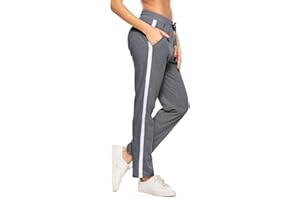 Aseniza Pantaloni Tuta Donna in Cotone，Pantaloni Sportivi Donna，Pantaloni della Larghi Donna per Pantaloni da Allenamento Fitness da Jogging