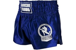 Hardcore Training Classic Muay Thai Kurze Hose Herren Schwarz Weiß Rot Blau Camo Thaiboxen Shorts MMA Kampf Kickboxen Sparring Boxen