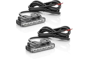 LED-MARTIN® 2-pack GX1700 - Backljus - 1700lm - extra platt - 12V/24V - ECE-R148 typgodkännande - 100% tillåtet (1500mm kabel