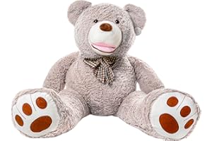 Gustaw Miś Duży XXL Amigo - Pluszowa Przytulanka, Miękka Zabawka, Gigant Miś (Szary, 50cm)