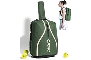 Otaro Sac Tennis pour 1-2 Raquettes | Design élégant & Aménagement innovant | Housse Raquette Tennis Sac de Tennis | Sac Tennis, Sac à Dos Tennis Femme, Sacs de Tennis Homme