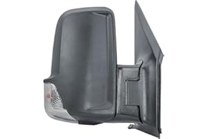 LONGLING Espejo retrovisor derecho, lado del copiloto, manual, no calefactable, con intermitente para Mercedes Sprinter 906 VW Crafter 2006-2018