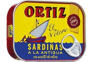 Ortiz Sardines A La Antigua in Olive Oil Tin, 140g