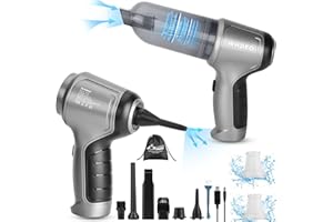 ‎WADEO 3 In 1 Odkurzacz Ręczny Bateria 9000pa, Bezprzewodowy Odkurzacz Samochodowy O Dużej Sile Ssania, Mini Odkurzacz Ręczny Usb Akumulator, Odkurzacz Na Mokro I Na Sucho Do Samochodu, Sierść Zwierząt