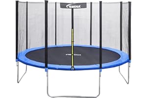 ‎TERENA Terena Trampolin 366 cm mit Netz Sicherheitsnetz Gartentrampolin für Kinder 12ft
