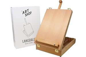 THE ART SHOP SKIPTON Artists Langdale Wooden Table Box Easel