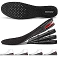 SILENCIO Height Increase Insoles 4 Layer 9 cm (3.5 Inch) Taller Shoes Insoles Heel Insert for Men and Women, Height Increasing Insoles 1 Pair