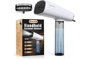 Raelunyi Clothes Steamer, Iron Garment Steamer for Clothes - Foldable and Portable Handheld Steamer Clothing, Ideal for Home, Travel and Office, Quick at Removing Wrinkles