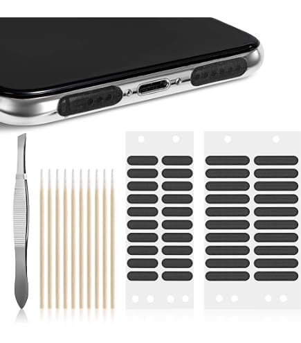 XIEANDKONG Spina Antipolvere USB C e Cover per Altoparlante del Telefono, Cover per Porta USB C