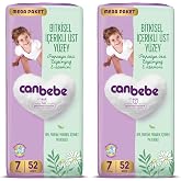 Canbebe Bebek Bezi 7 Beden (17+ kg) 52 Adet (2 paketi)