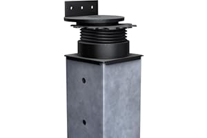 Gartenwelt Riegelsberger Terracon Patio Bearing Flex 42-87 mm for Sleeves 91 x 91 mm with Moving Head Pack of 10