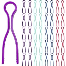 Clips Pour Bobines Kiuiom - Lot De 50, Multicolores, Pour Organisation Fil Machine à Coudre