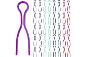 SZXMDKH Pinces de Canette, 20 Pièces Pinces Bobines Fil, Pinces à Bobines de Fil, Support de Bobine en Plastique Clips à Canette, Porte-Bobines Porte Fil Canette Clips