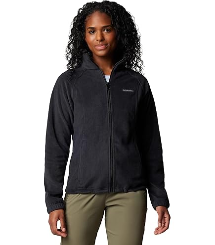 Columbia Park View – Felpa In Pile Con Cerniera Corta Per Donna, Comoda Ed Elastica, Perfetta Come Secondo Strato