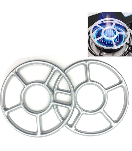 SPARES2GO Universelles Reduzierstück Für Gasherd – Kleine Pfannen & Mokkakannen Sicher Platzieren (130 Mm & 150 Mm)