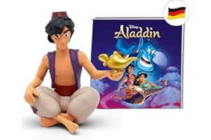 tonies Figurki do słuchania Toniebox: Disney słuchowisko dla dzieci figurka Aladdyna - ok. 60 min czasu odtwarzania - od 4 lat - niemiecki