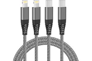 OFUCA USB C to Lightning Cable 2Pack 1M Apple MFi Certified iPhone Charger Cable USB C Fast Charging Type C to Lightning Cable for iPhone 14 13 12 11 Pro Max X XR XS 8 Plus,iPad AirPods Pro