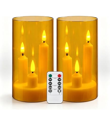 Ollcuz Night Light For Kids Room – Multi-Purpose Fake Fire Lamp, USB Rechargeable Flameless Candle With Flickering Flame, 3 Modes (Constant/Flashing/Speed), For Camping, Yard, Holiday Decor