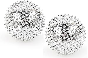 ‎JADEMALL 2 Stück Finger Massage Handgelenk Massagering Magnetische Akupressurkugeln für Kinder Erwachsene Büroangestellte zur Reduzierung von Stressangst 4.7MM