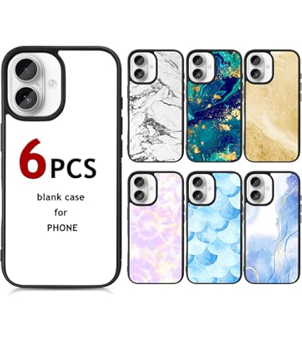 FOQENCCI 5PCS Sublimation Phone Case For Samsung Galaxy A53 5G DIY Blank Printable Heat Press Phone Cover Soft TPU Aluminum Anti-Slip Shockproof
