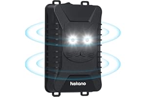 Nekano Repellente Ultrasuoni Professionale con Doppio Flash Anti Topi Insetti formiche Scarafaggi Roditori Protezione a Lungo Termine Repellente in Auto, Sala Macchine, Magazzino, Cantina