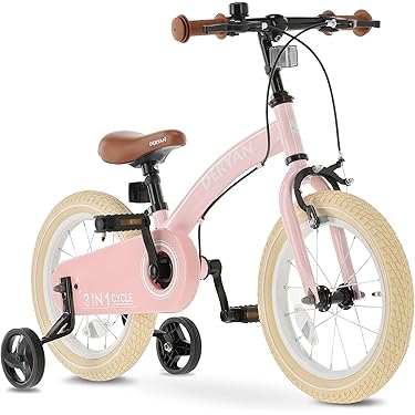 Trybike steel 2-in-1 loopfiets vintage roze mat Trybike steel 2-in-1 loopfiets vintage roze mat