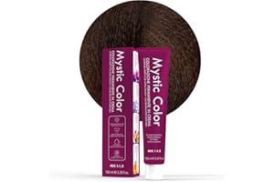 CAPELLO POINT Mystic Color - Coloration Cheveux - Crème Colorante Permanente à l'Huile d’Argan et au Calendula - Coloration Longue Durée - Couleur Brun Cacao 4.7-100ml