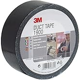 3M Dokuma yapışkan bant 1900, kanal, g&uuml;&ccedil;l&uuml; panzer bant, onarım bandı, 50 mm x 50 m, siyah (tekli paket)