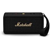 Marshall Middleton Altoparlante Bluetooth portatile senza fili - 20+ ore di riproduzione portatile - Impermeabile IP67 - Nero