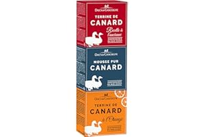 Ducs de Gascogne - Coffret gourmand "Trio de terrines de Canard" - comprend 3 terrines différentes - spécial cadeau