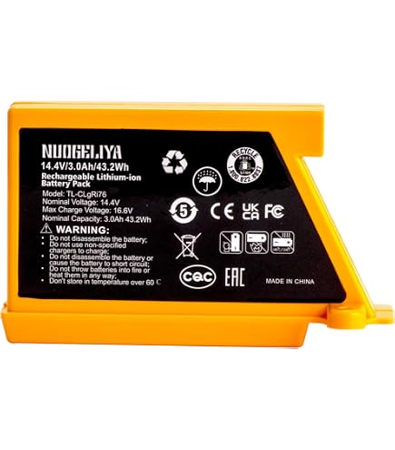 Vhbw batteria compatibile con LG Hom-Bot VR63475, VR6340LV, VR63409LV, VR63475LV, VR6270LVMB, VR63455LV aspirapolvere nero (3000mAh, 14,4V, Li-Ion) | Leroy Merlin