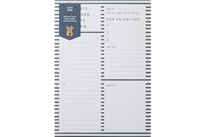 Busy B A5 List Pad with 60 Tear-Off Sheets, Stripe