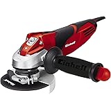 einhell 4430850 Te-AG 115 Smerigliatrice Angolare, 720 W, Nero, Rosso, Argento