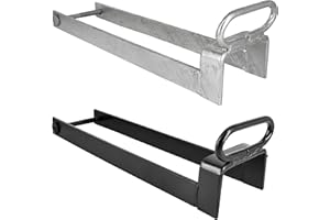 IRONTITE® Heavy Duty Gate Latch for Wooden Gates 3" Wide Gate - Driveway, Farm and Field Gate Lock, Gate Catch, Throw Over Gate Loop for Secure Wood Gate Closing