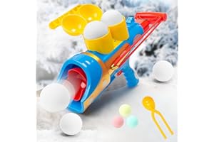 ChaneeHann Lanceur de Boule de Neige, Jouet de Pistolet Boule de Neiges avec Poignée, Pinces à Boules de Neige,Snowball Maker, pour Jouer en Plein Air et Jeux Sable Exterieur Jouets
