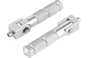 ‎TBEST Fussrasten Motorrad Universal,SoziFußrasten,Fussrasten Klapar,Fußrasten Adapter Universal,Klapare Fußrasten Für Moped,2Pcs Aum Ped Für Motorrad Eleksche Auto 8Mm Universal 90 Grad Klapp Unteützung Se