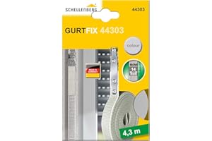 Schellenberg 44303 Gurtfix Kit de Réparation de la Sangle de Volet Roulant Largeur 14 mm en Gris