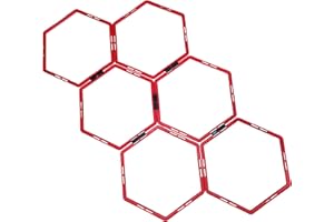 BSFIT Set de Entrenamiento de Agilidad para Fútbol, Conos, Champiñones, Vallas Regulables, Kit de Coordinación