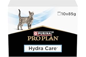 PURINA Pro Plan Hydra Care Gato | 10 x 85 g | Alimento complementario para Gatos Adultos | Puede Ayudar a Aumentar la Ingesta de Agua | En bolsitas Frescas