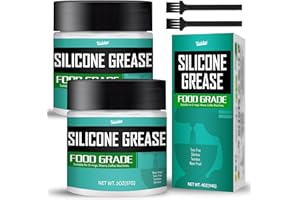 VIVIDYE Normes 114g Graisse Alimentaire Machine À Café, Blanc Graisse Silicone Alimentaire pour Joints, Joints Toriques, Plomberie, Robinetterie Sanitaire et Plus Encore, Conforme Aux Normes NSF H1