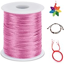 Cordon Nylon Pour Bracelets - 12 Bobines 1.5mm (252 Yards, Multi-Couleurs)